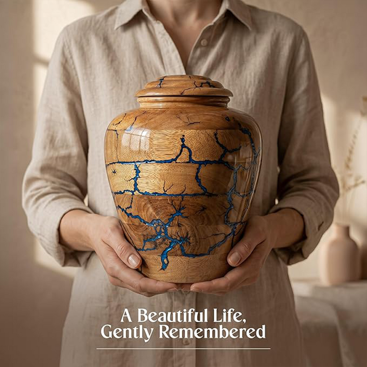 Large Wooden Cremation Urns for Human Ashes