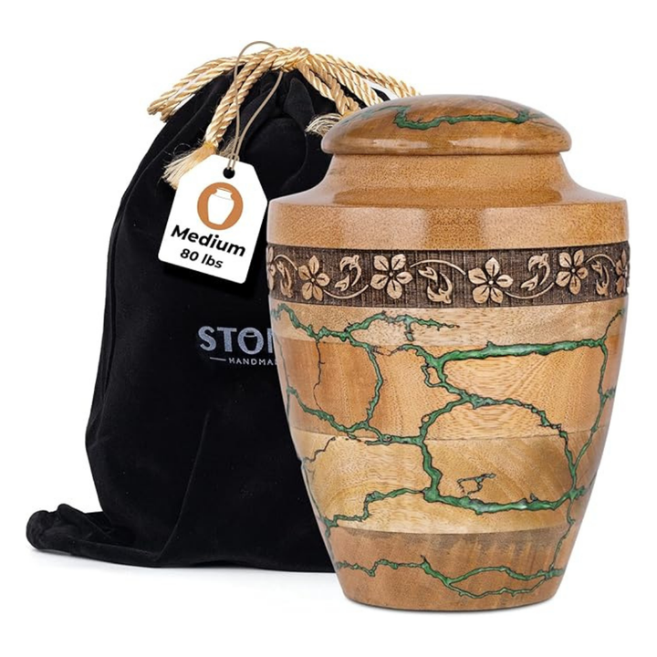 Medium Wooden Urns for Human Ashes