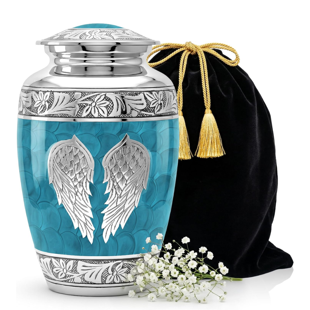 Angel Wings Cremation Urns for Human Ashes