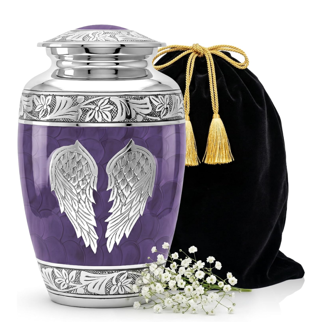 Angel Wings Cremation Urns for Human Ashes