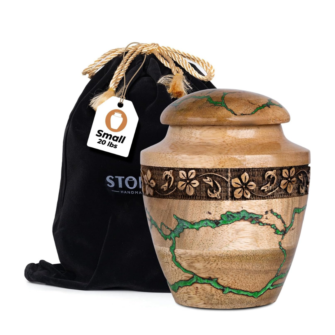Small Wooden Urns for Human Ashes
