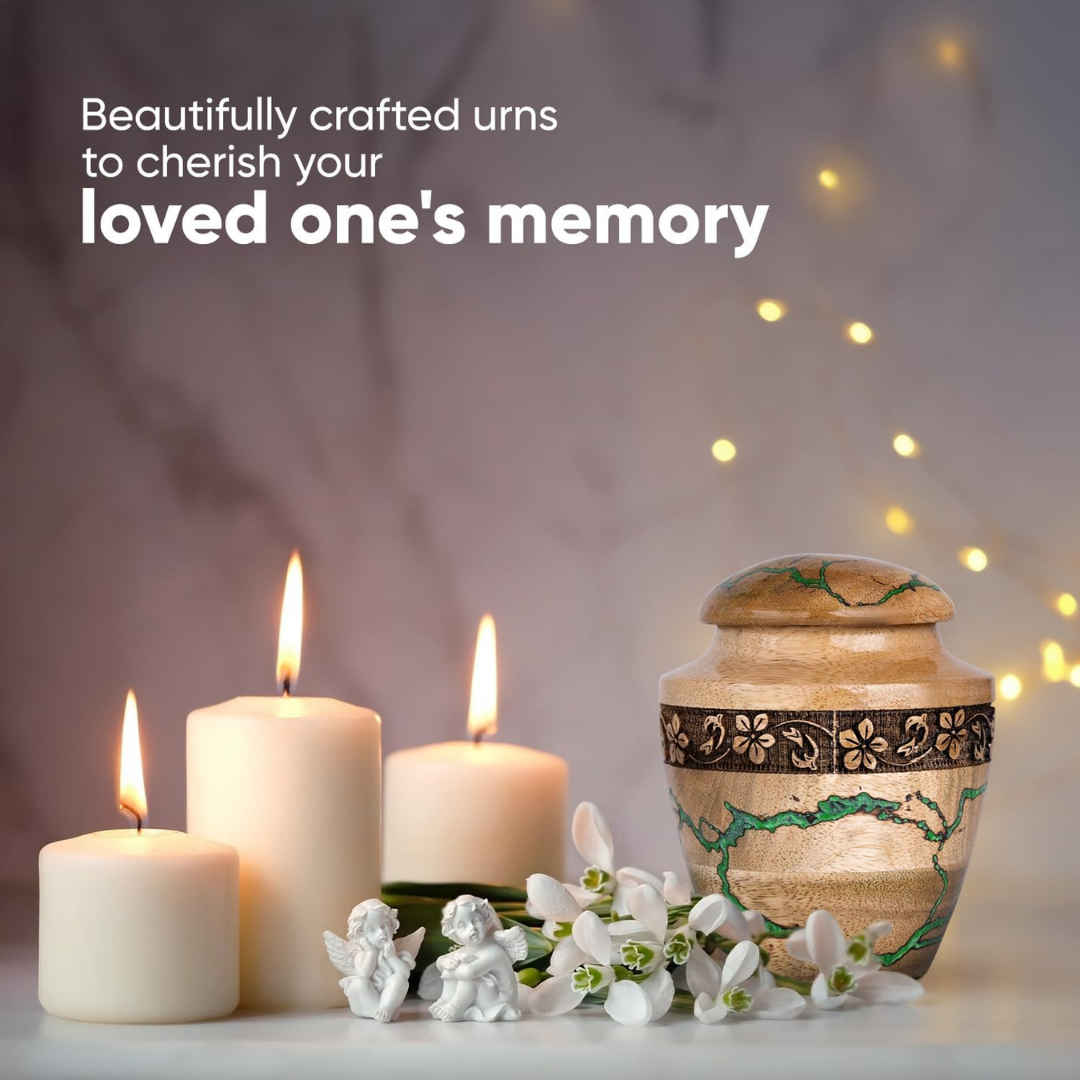 Small Wooden Urns for Human Ashes
