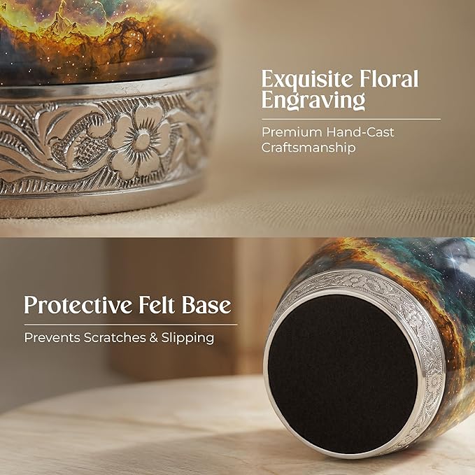Celestial Cremation Urn for Human Ashes