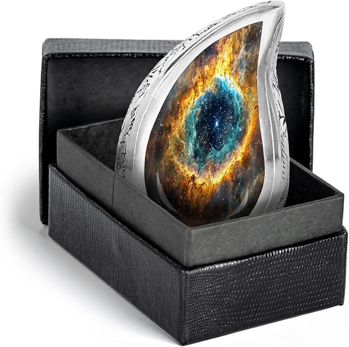 Small Teardrop Celestial Teardrop Keepsake Cremation Urn for Human Ashes