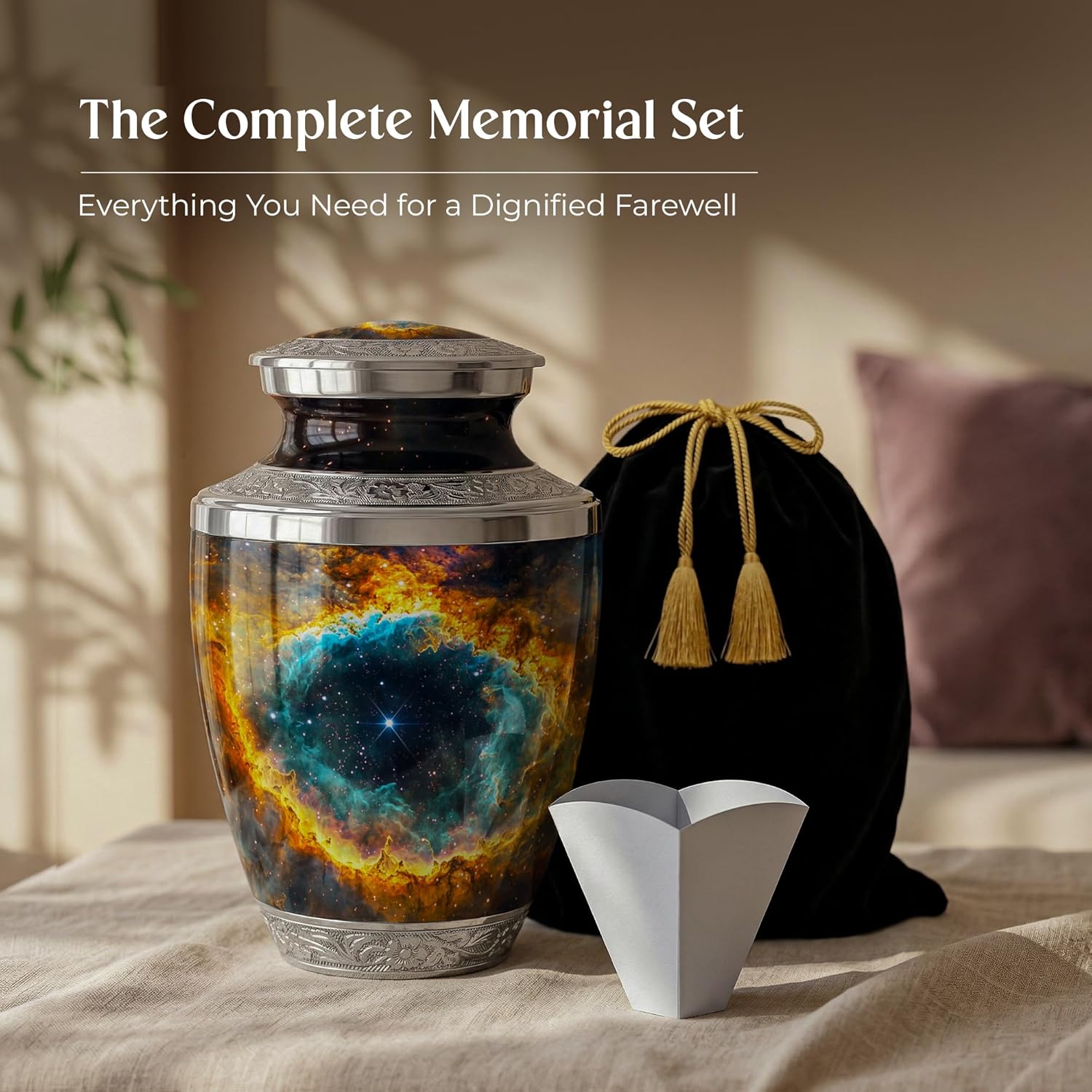 Celestial Cremation Urn for Human Ashes