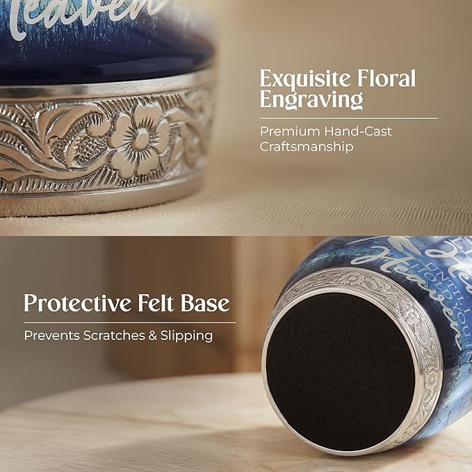 Large Starry Night Keepsake Cremation Urn for Human Ashes