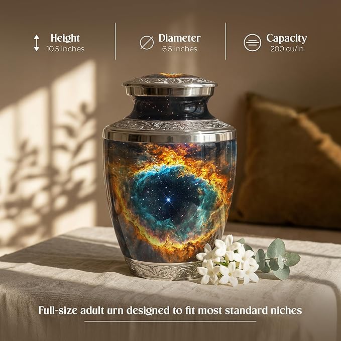 Celestial Cremation Urn for Human Ashes