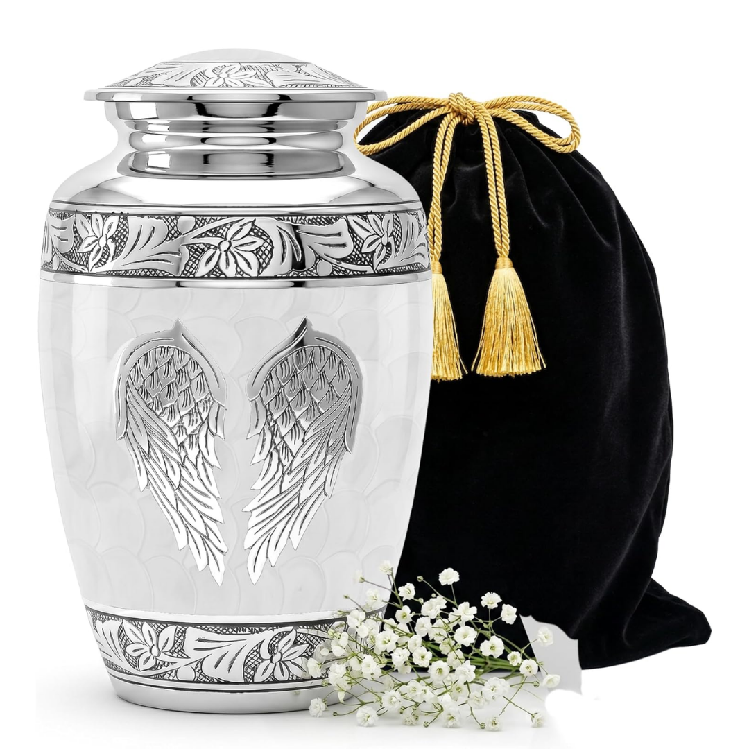Angel Wings Cremation Urns for Human Ashes