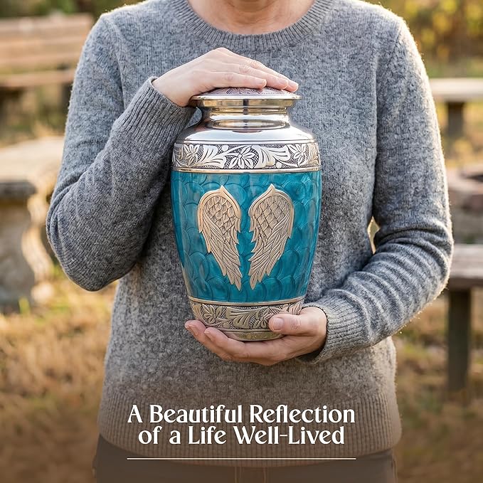 Angel Wings Cremation Urns for Human Ashes