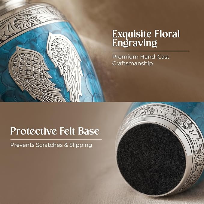 Angel Wings Cremation Urns for Human Ashes