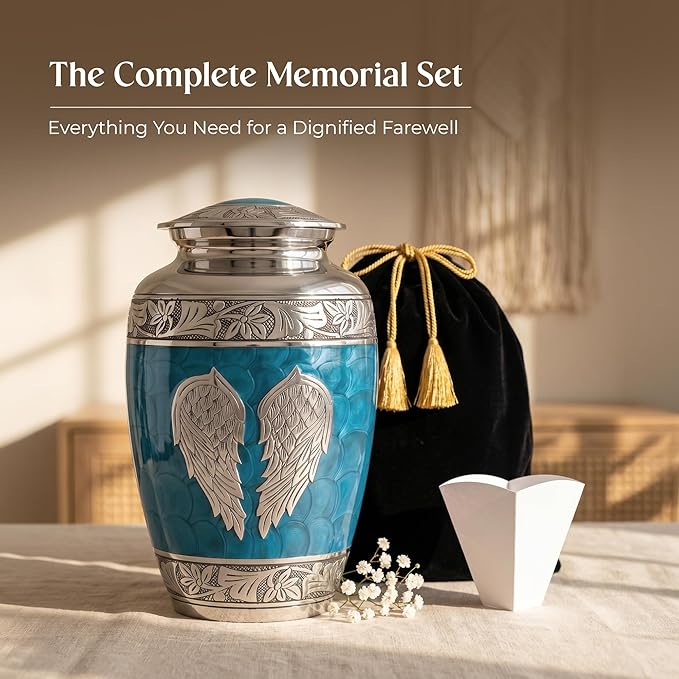 Angel Wings Cremation Urns for Human Ashes