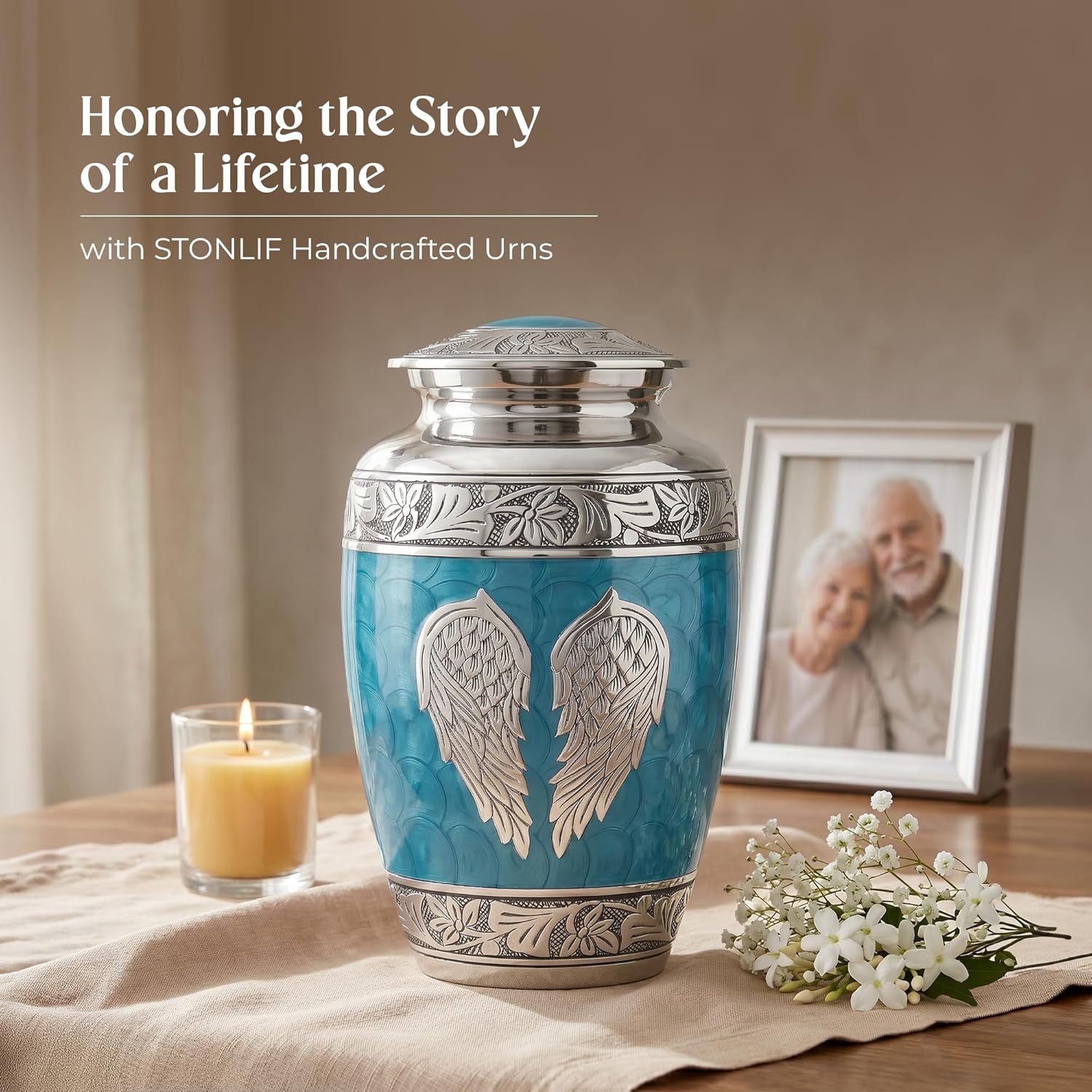 Angel Wings Cremation Urns for Human Ashes