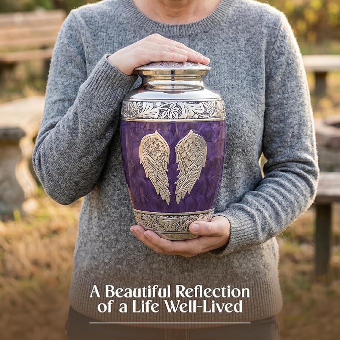 Angel Wings Cremation Urns for Human Ashes