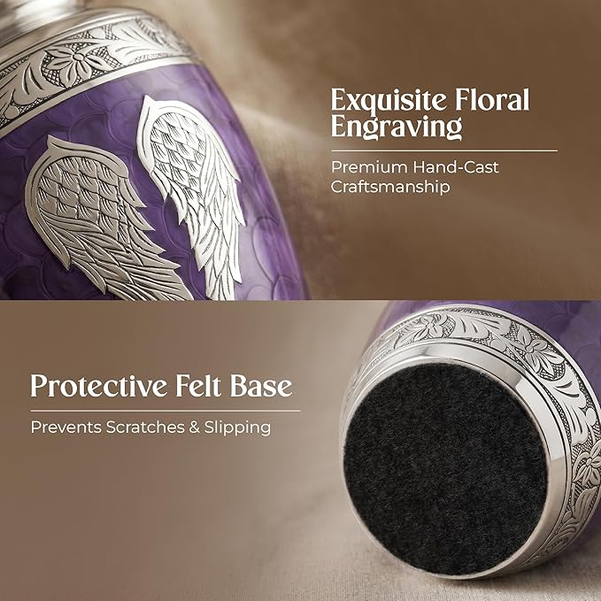 Angel Wings Cremation Urns for Human Ashes