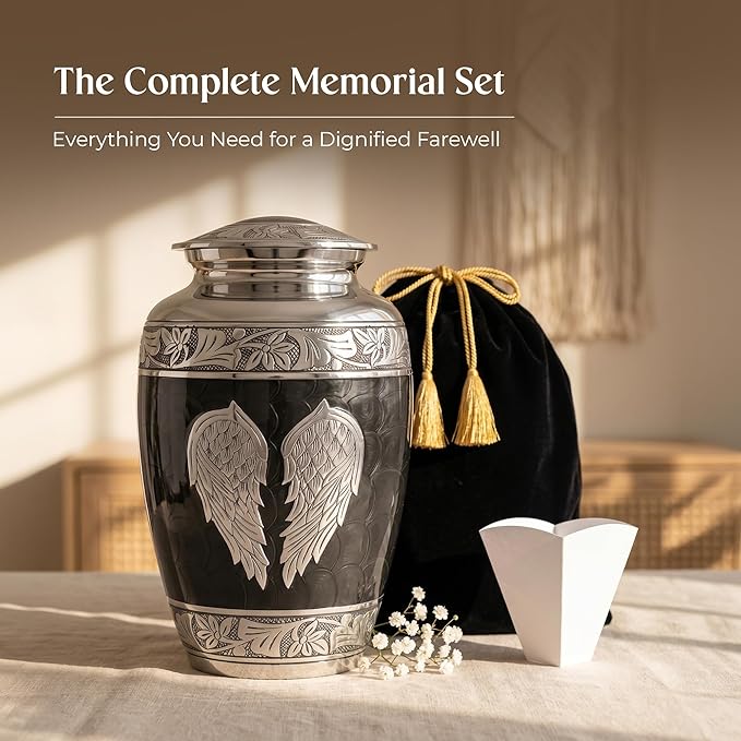 Angel Wings Cremation Urns for Human Ashes