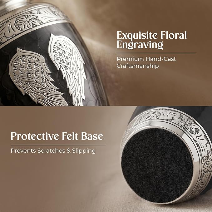 Angel Wings Cremation Urns for Human Ashes