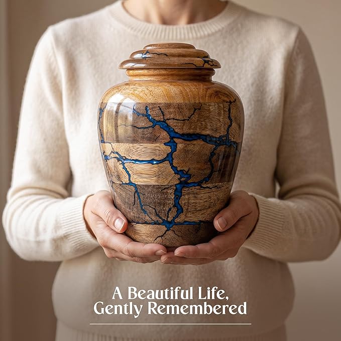 Wooden Cremation Urns for Human Ashes