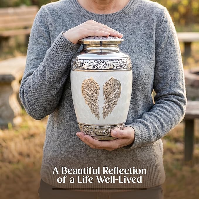 Angel Wings Cremation Urns for Human Ashes